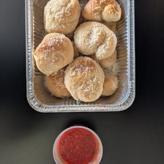 Tray of Garlic Knots